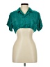 Studio 1 Teal Short Sleeve Turtleneck Size 12 - photo 1