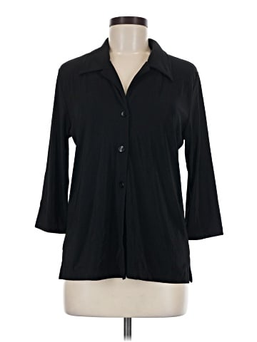 AGB 3/4 Sleeve Button-Down Shirt (view 1)