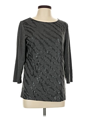 Liz Claiborne 3/4 Sleeve T-Shirt (view 1)