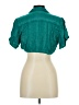 Studio 1 Teal Short Sleeve Turtleneck Size 12 - photo 2