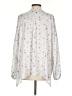 Koch Polka Dots White Long Sleeve Blouse Size XS - photo 2