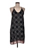 Soprano Paisley Black Blue Casual Dress Size M (estimated) - photo 1