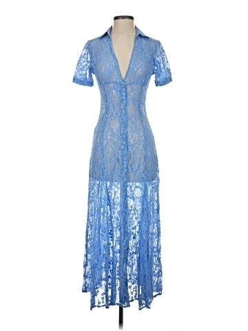 Aqua Cocktail Dress (view 1)
