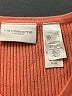 Lizsport 100% Cotton Orange Pullover Sweater Size L - photo 7