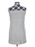Drew Plaid Blue Sleeveless Button-Down Shirt Size M - photo 2