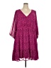 Torrid 100% Polyester Pink Casual Dress Size 5X Plus (5) - photo 1