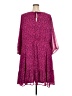 Torrid 100% Polyester Pink Casual Dress Size 5X Plus (5) - photo 2