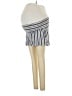 H&M Mama Stripes Ivory White Shorts Size 4 - photo 1