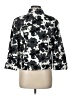 Charter Club Floral Black Jacket Size L - photo 2