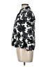 Charter Club Floral Black Jacket Size L - photo 5
