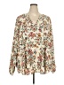 Torrid Ivory Long Sleeve Blouse Size 5X Plus (5) - photo 1