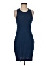 Bobi Solid Blue Casual Dress Size M - photo 1