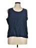 Focus Blue Sleeveless Blouse Size XL - photo 1