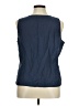 Focus Blue Sleeveless Blouse Size XL - photo 2