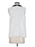 CeCe 100% Polyester Polka Dots White Sleeveless Blouse Size S - photo 2