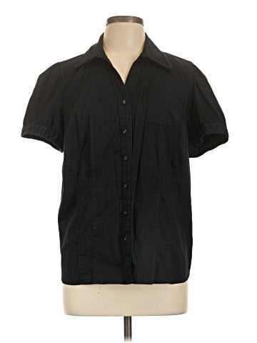 Lane Bryant Short Sleeve Button-Down Shirt (view 1)