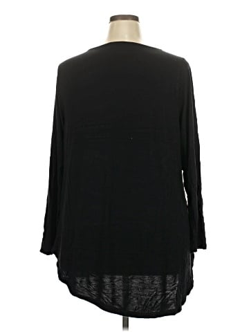 Lane Bryant Outlet 3/4 Sleeve T-Shirt (view 2)