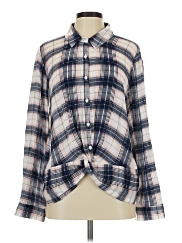 Charming Charlie Long Sleeve Button-Down Shirt (view 1)