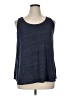 Evri Blue Sleeveless T-Shirt Size 1X - photo 1