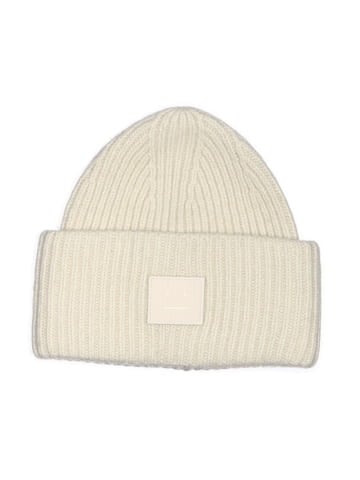 Acne Studios Wool Large Face Logo Beanie (view 1)