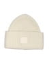 Acne Studios 100% Wool Ivory Wool Large Face Logo Beanie One size - photo 1