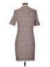 Ann Taylor Tweed Gray Casual Dress Size L - photo 2