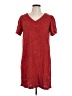 Originality Red Casual Dress Size L - photo 1