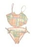 Billabong Paisley Yellow Two Piece Swimsuit Size 7 - photo 1
