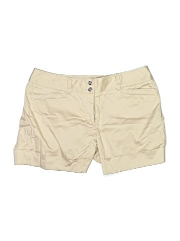 White House Black Market Khaki Shorts (view 1)