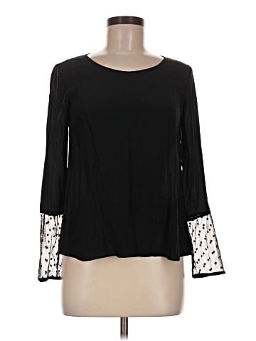 Wilfred Long Sleeve Silk Top (view 1)