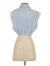Elodie 100% Polyester Blue Sleeveless Blouse Size S - photo 2