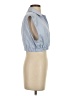 Elodie 100% Polyester Blue Sleeveless Blouse Size S - photo 4