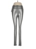One Metallic Silver Active Pants Size M - photo 1