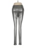 One Metallic Silver Active Pants Size M - photo 2