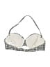 Jessica Simpson Checkered-gingham Gray Swimsuit Top Size M - photo 2
