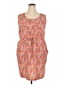 Ascend Paisley Pink Casual Dress Size XXL - photo 1