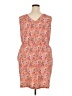 Ascend Paisley Pink Casual Dress Size XXL - photo 2