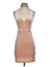 Forever 21 Metallic Tan Cocktail Dress Size S - photo 1