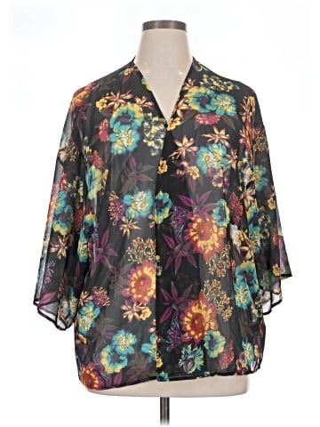Ruff Hewn 3/4 Sleeve Blouse (view 1)
