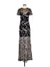 BCBGMAXAZRIA 100% Polyester Black Cocktail Dress Size 6 - photo 1