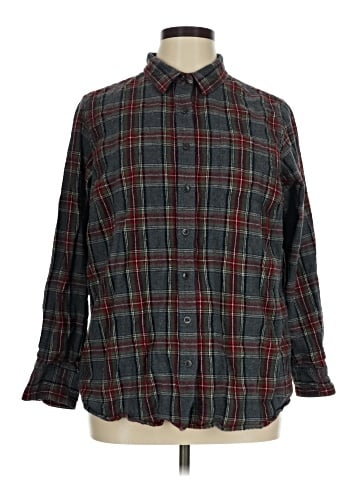 L.L.Bean Long Sleeve Button-Down Shirt (view 1)