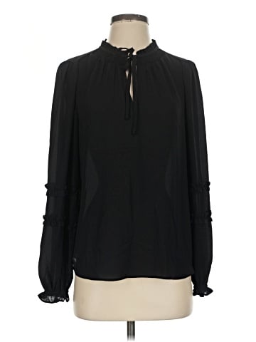 Ann Taylor LOFT Long Sleeve Polo (view 1)