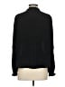 Ann Taylor LOFT 100% Polyester Black Long Sleeve Polo Size S - photo 2