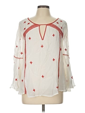 Floreat 3/4 Sleeve Blouse (view 1)