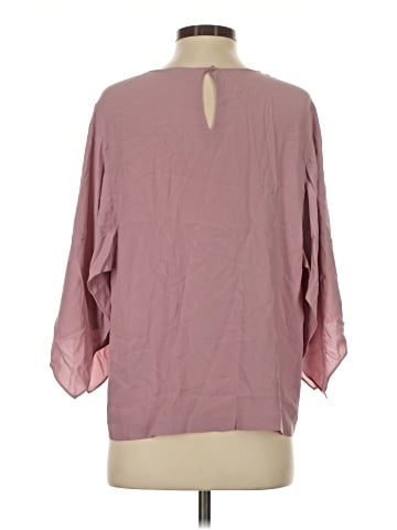 Eileen Fisher 3/4 Sleeve Silk Top (view 2)
