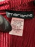 Marianne 100% Polyester Metallic Burgundy Jacket Size 3X - photo 6