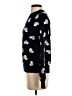 Band of Outsiders 100% Wool Hearts Black Wool Pullover Sweater Size 8 (4) - photo 5