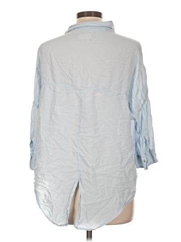 Chambrai 3/4 Sleeve Button-Down Shirt (view 2)