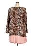 Ellen Tracy Animal Print Pink 3/4 Sleeve T-Shirt Size 2X - photo 2