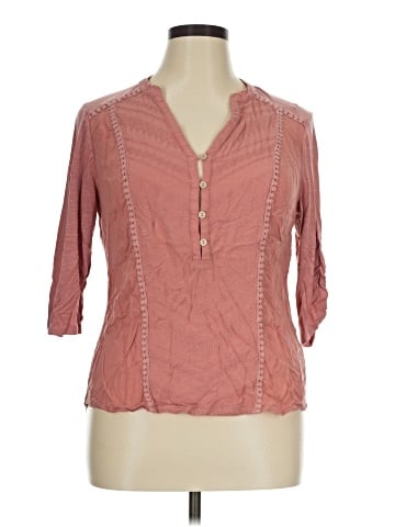 Democracy 3/4 Sleeve Blouse (view 1)